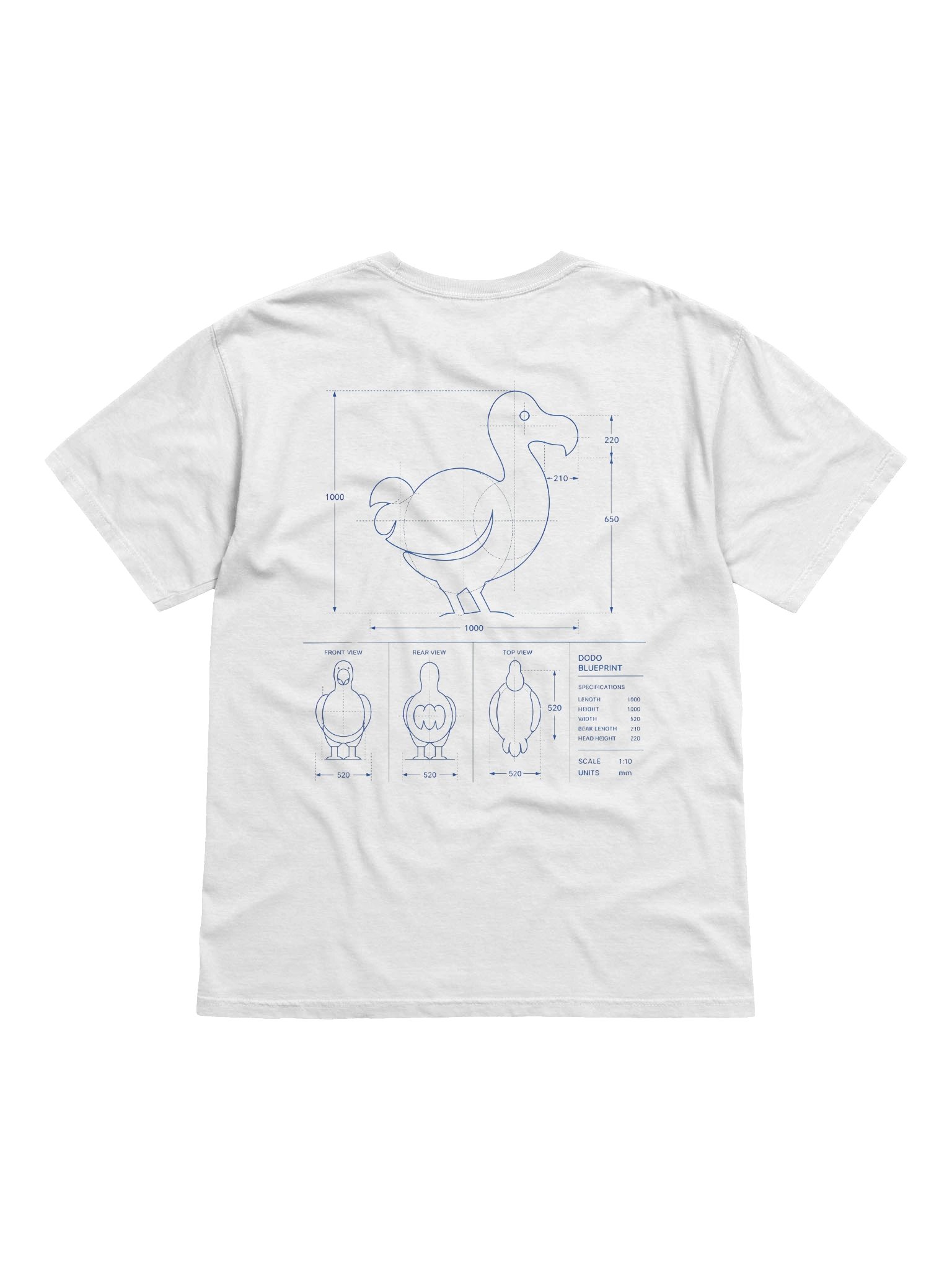 T-Shirt - Blueprint product image (2)