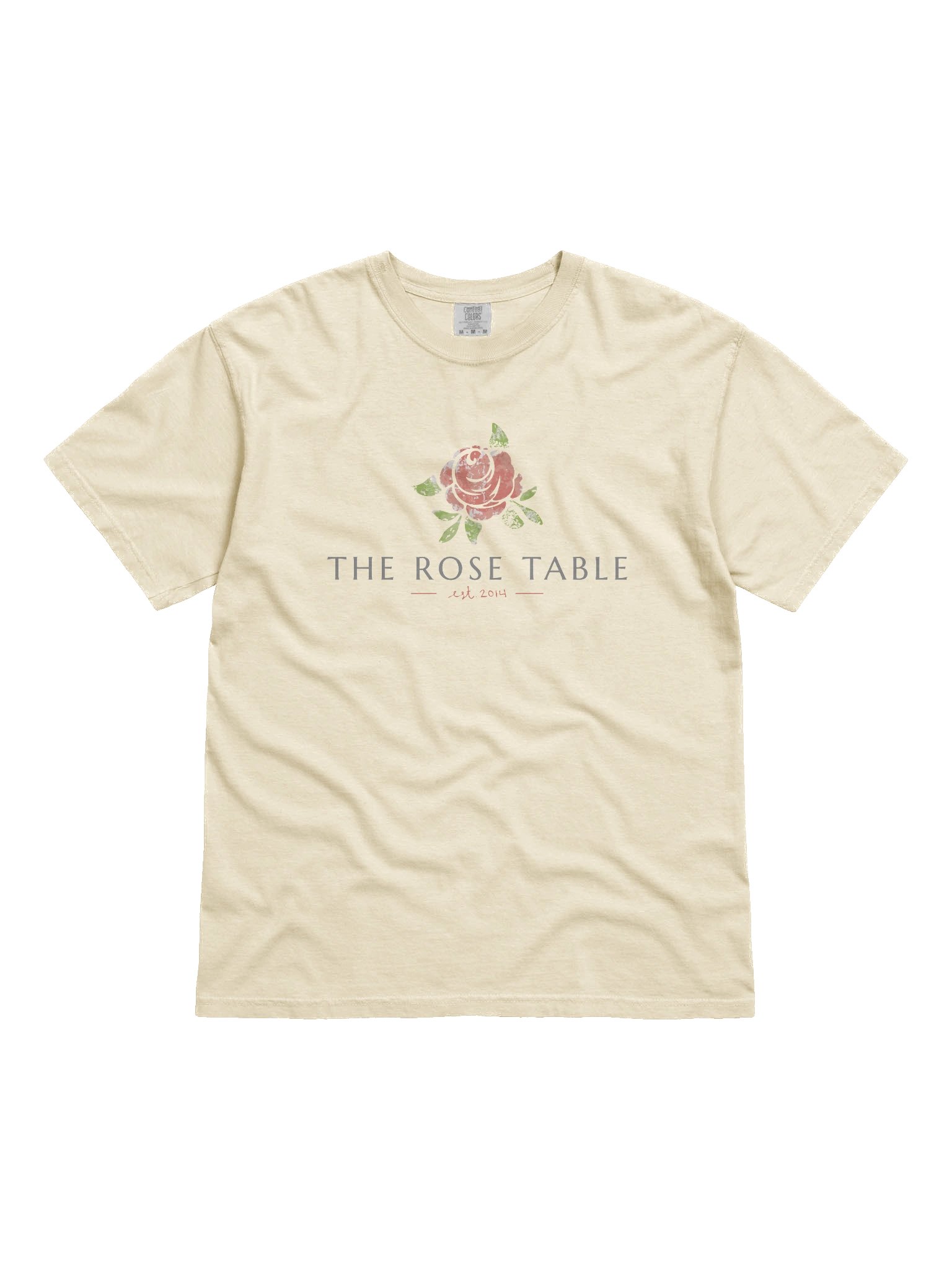 Rose Table Heavyweight T-Shirt product image (1)