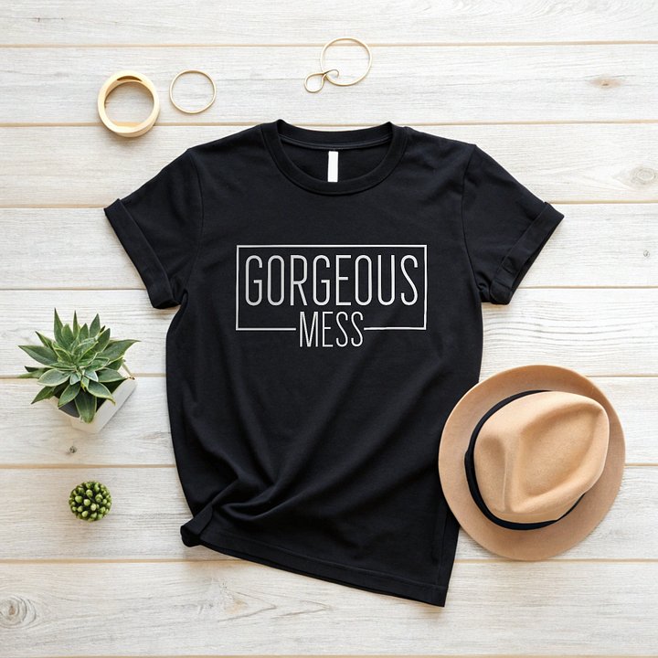 Gorgeous Mess - Women's Black T-Shirt product image (2)
