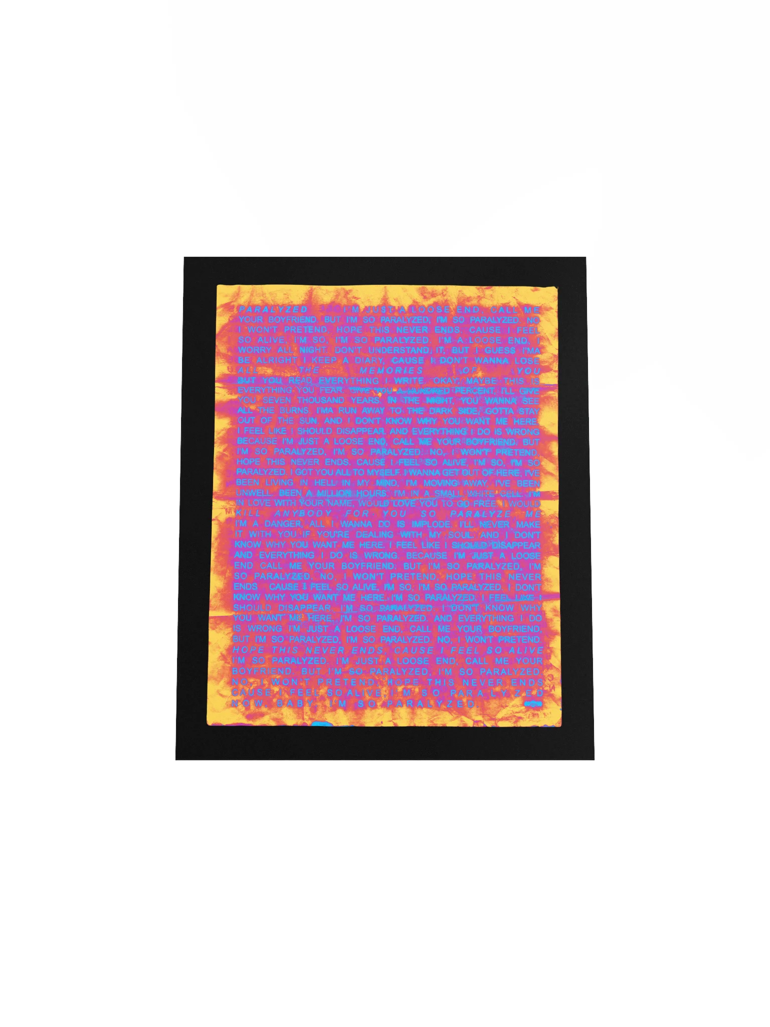 PARALYZED HEAT WAVE POSTER product image (12)