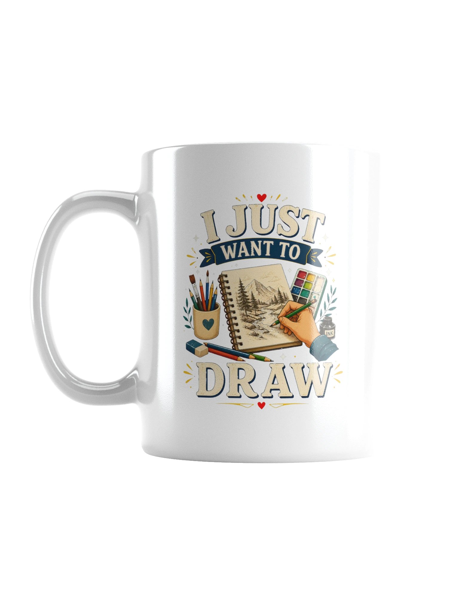 I Just Want To Draw Mug product image (1)