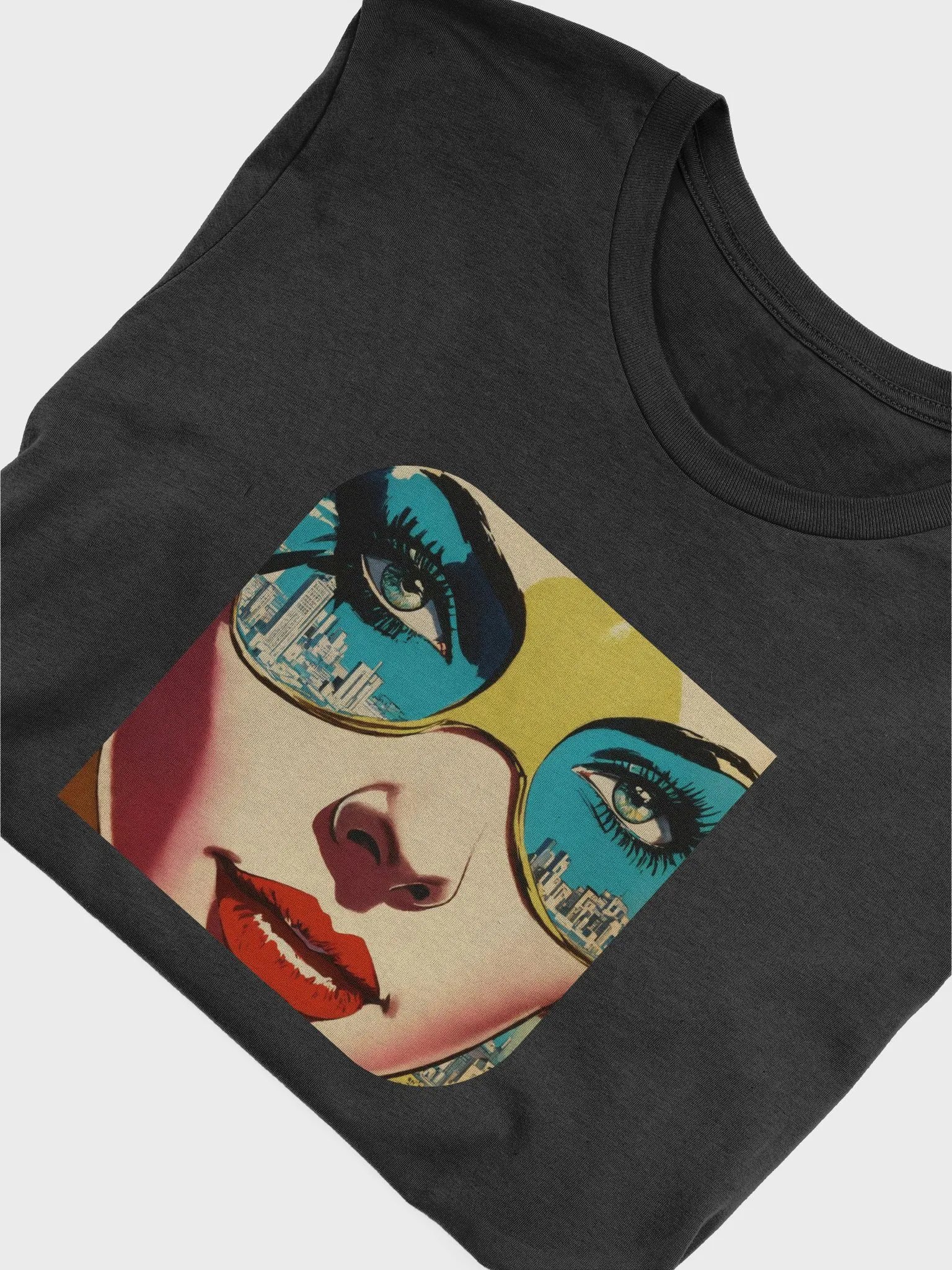 Blue Sunglasses Gal T-Shirt #1168 product image (4)