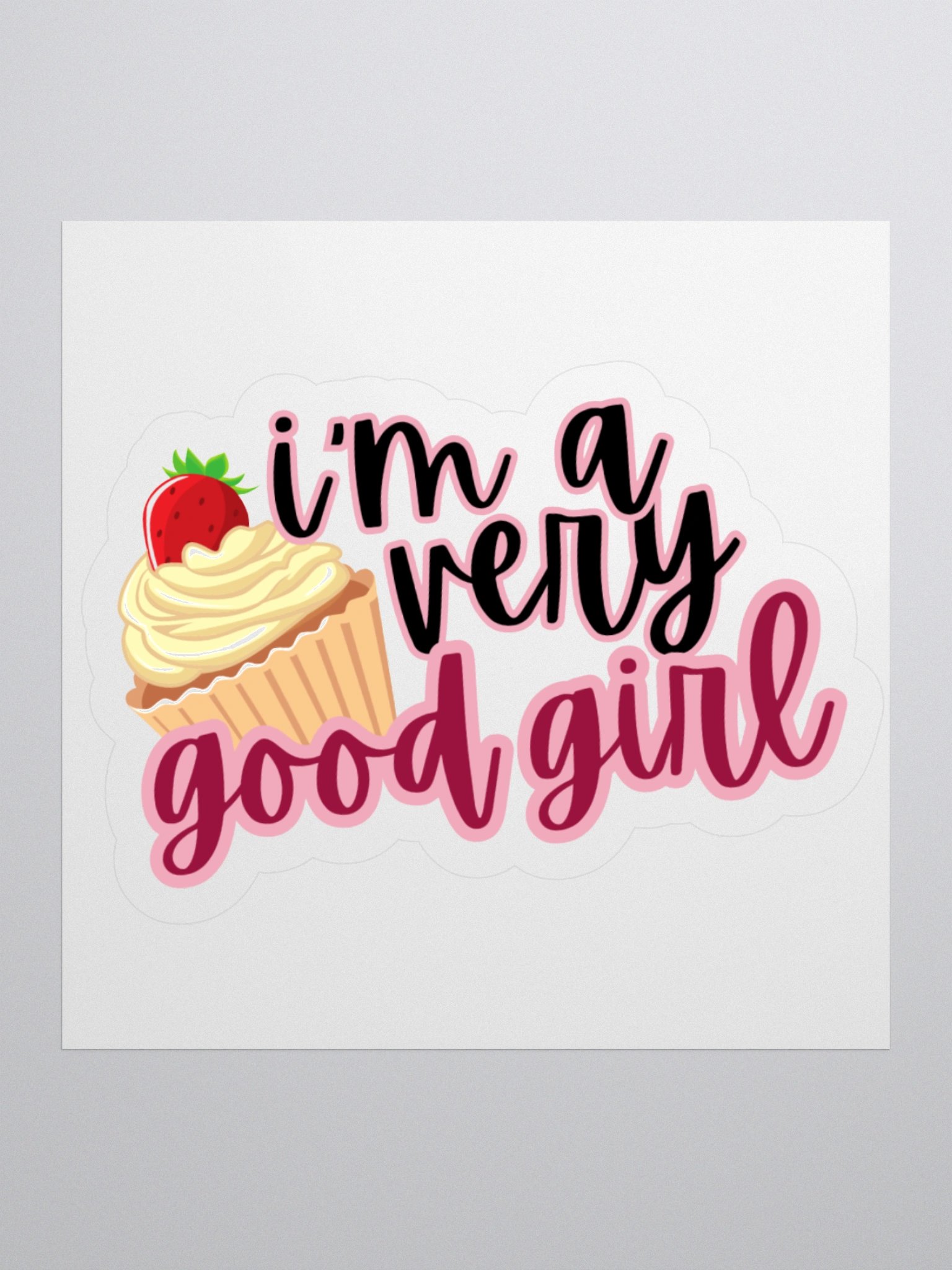 Good Girl Sticker (3″ × 3″) product image (1)