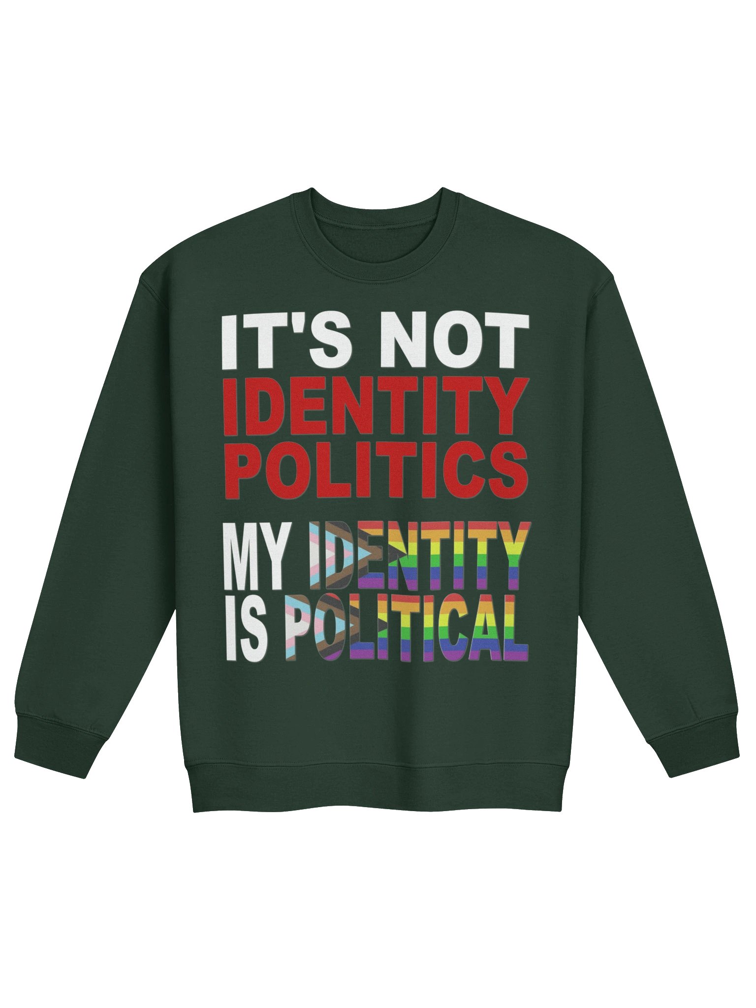 POLITICAL IDENTITY (LGBTQ - dark) - SWEATSHIRT product image (9)