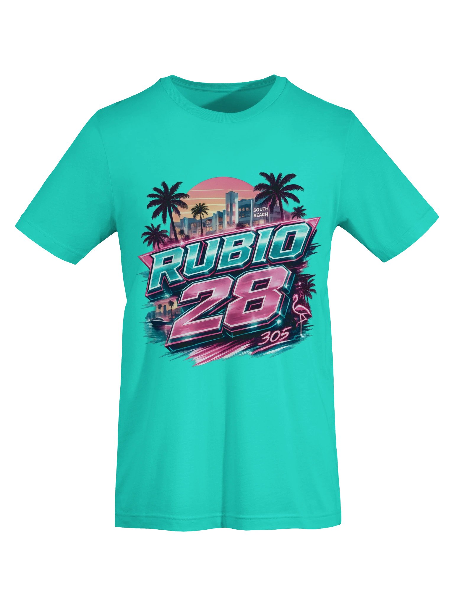 Rubio 28 South Beach Neon Tee product image (36)