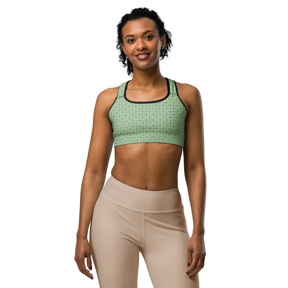 VibeFit Sports Bra - Lattice Pattern Comfort product image (1)