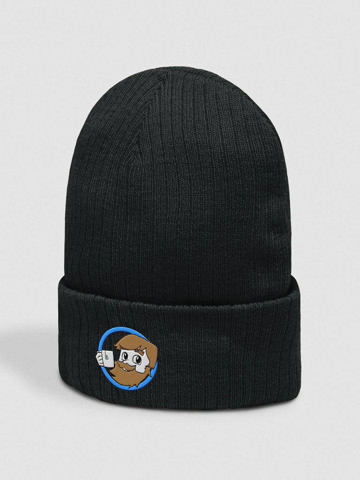 MrB Embroided Ribbed Knit Beanie product image (2)