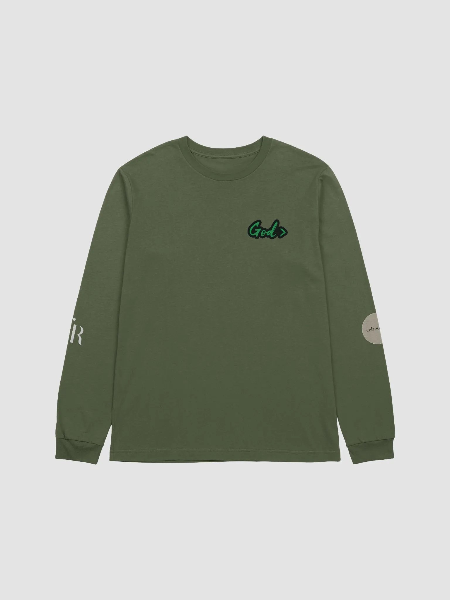 God > ALT Long Sleeve - (GREEN TEXT) product image (3)