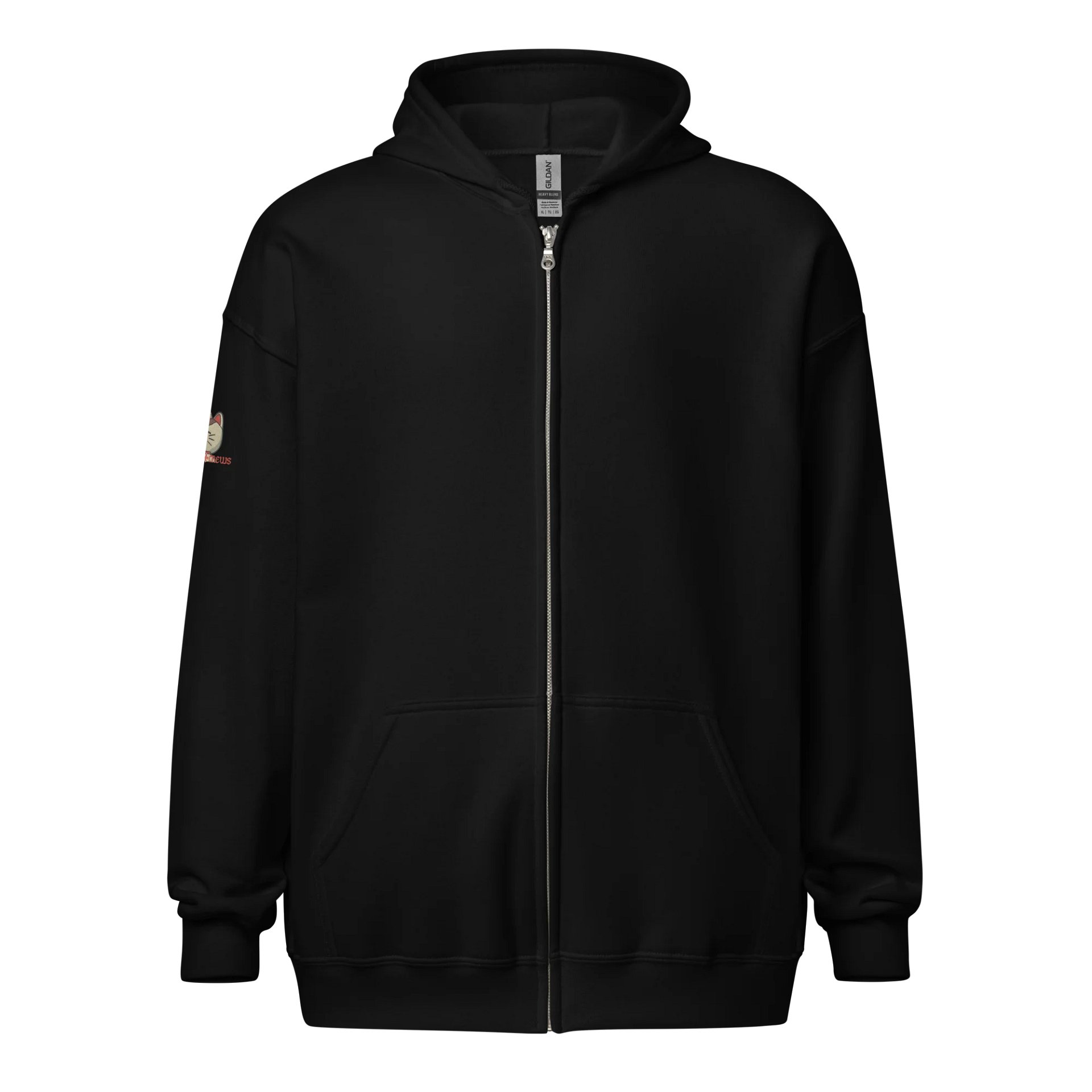 Cat Zip Hoodie with Chill Vibes product image (9)