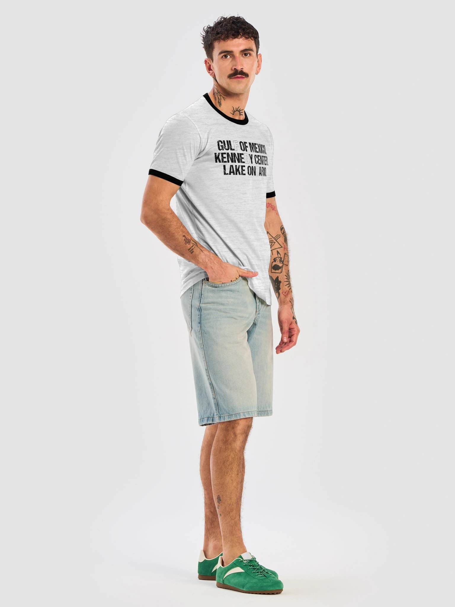 Gulf of Mexico Kennedy Center Lake Ontario Tee - Unisex Ringer T-Shirt product image (35)