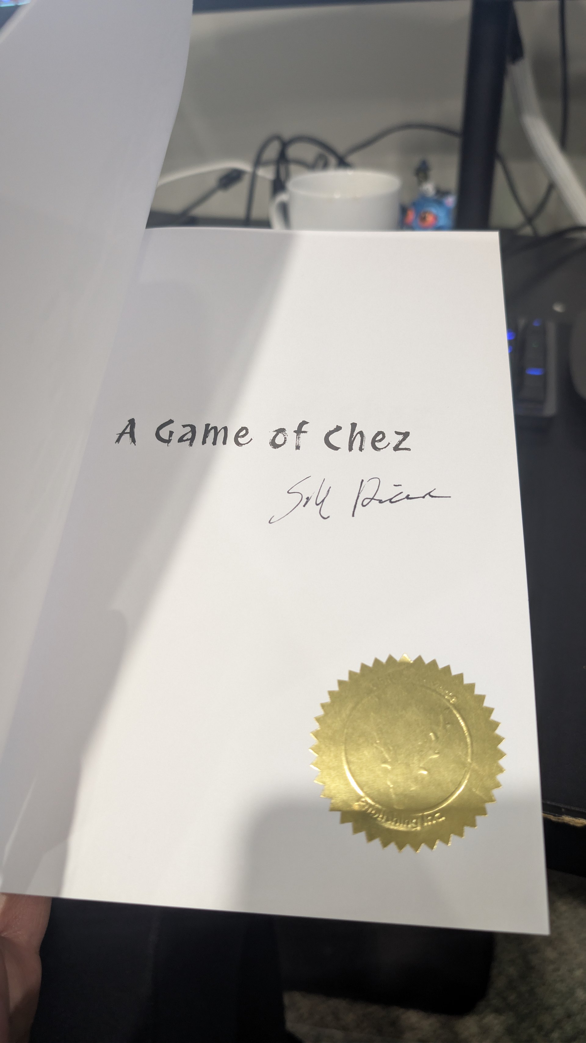 PEORDER - A Game of Chez - Signed Paperback product image (3)