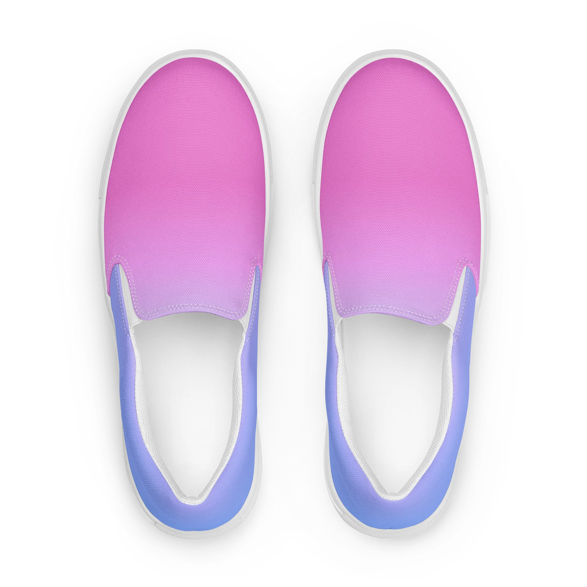 Pink to Blue Slip-On Canvas Shoes product image (1)