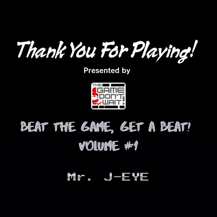 Beat the Game get a Beat Vol. #1 product image (1)
