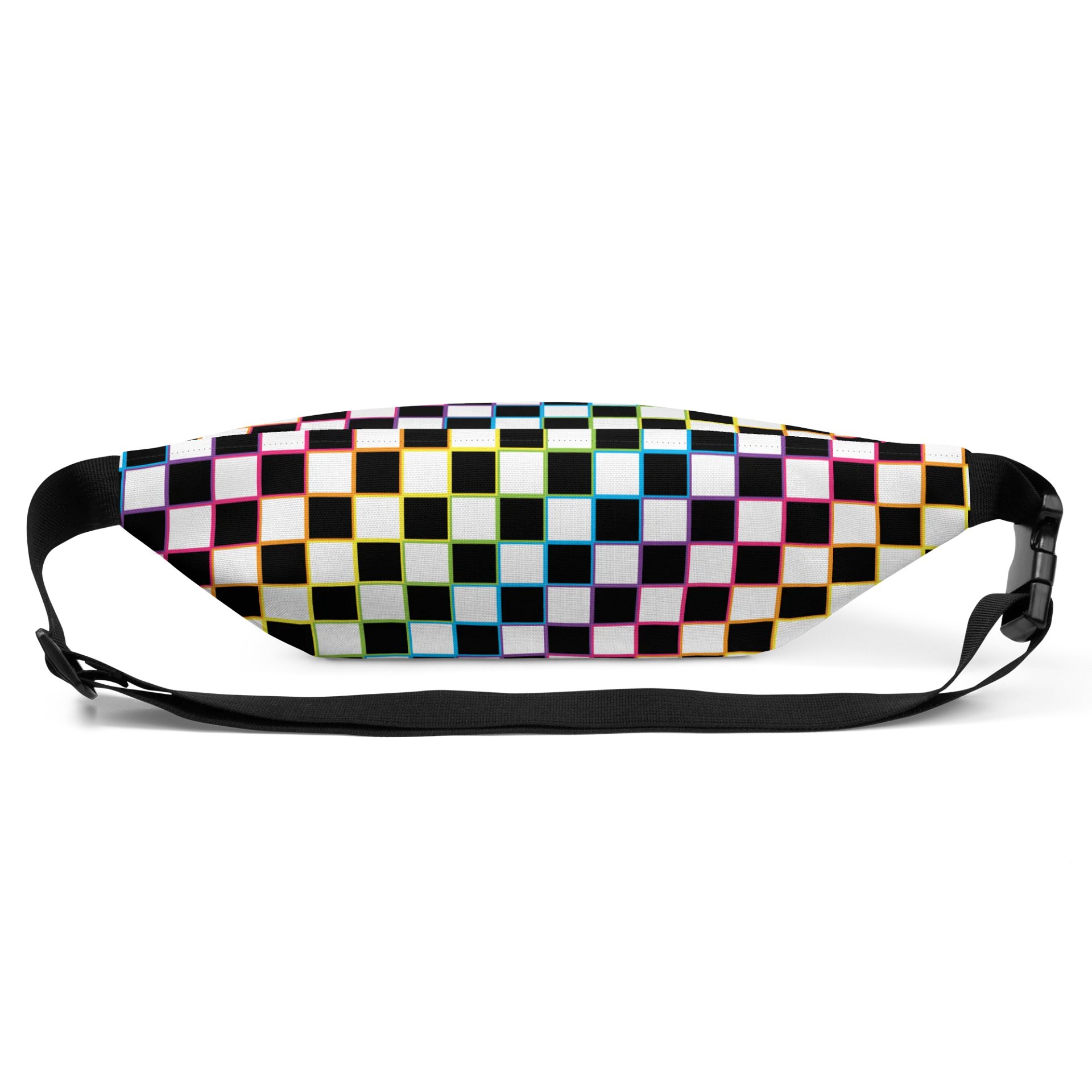 Rainbow Checkered Fanny Pack product image (3)