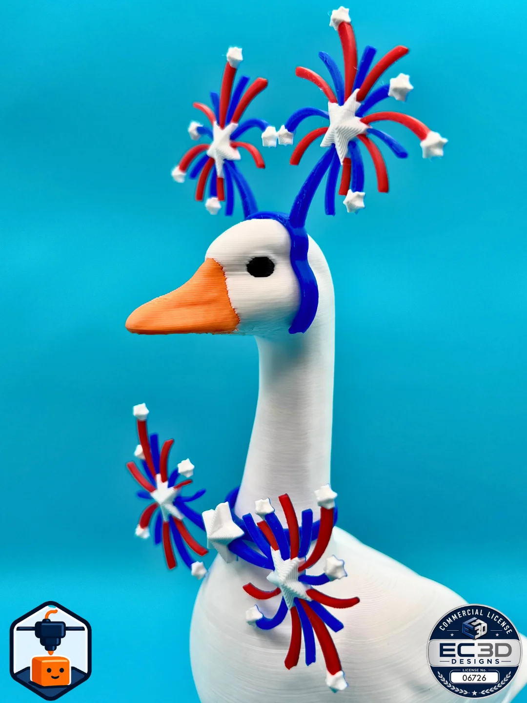 Fourth of July Fireworks- Desk Goose product image (2)