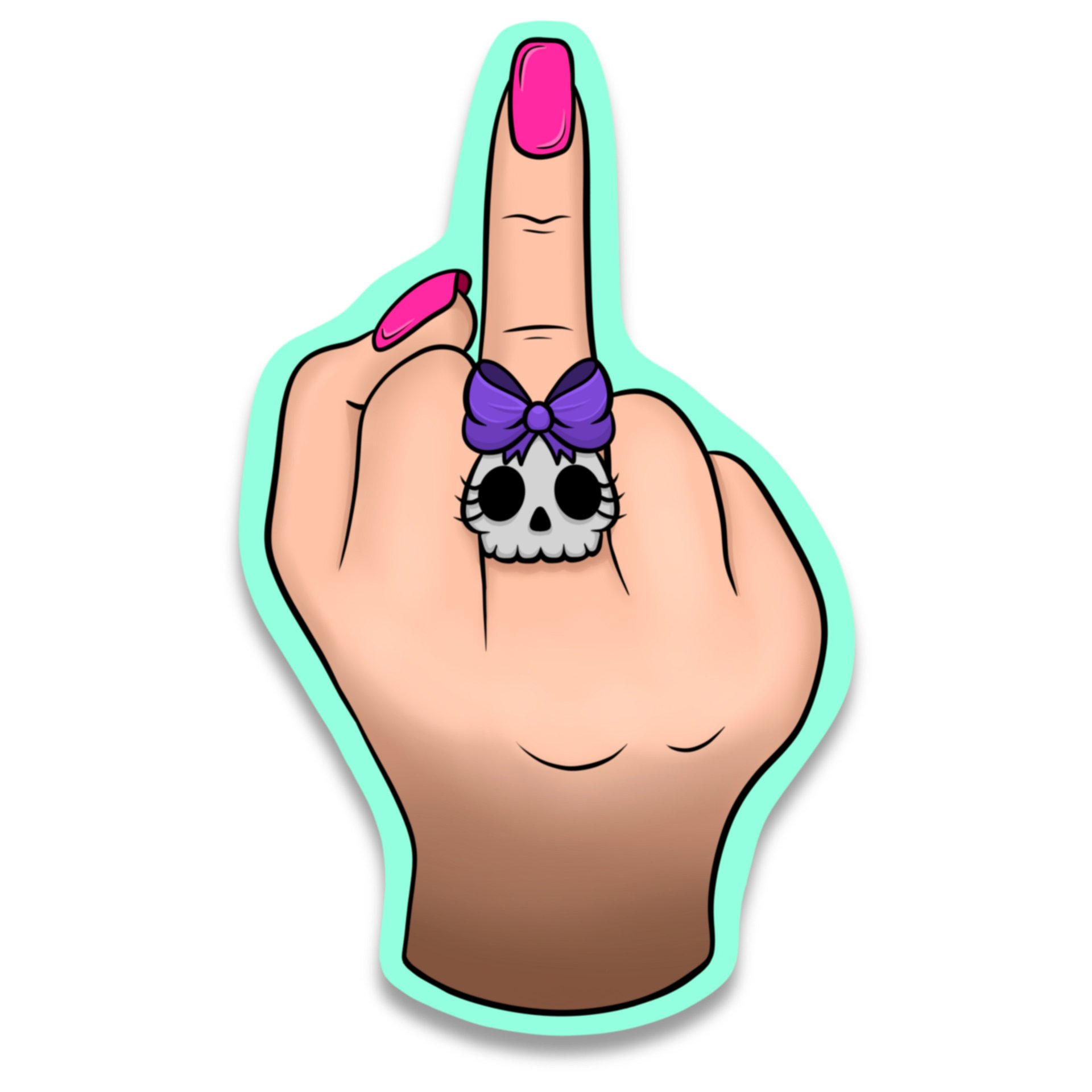 Skully Birb Sticker product image (1)