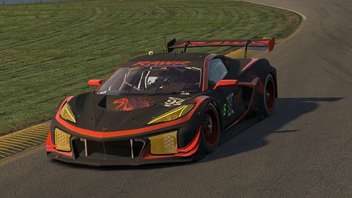 Wir präsentieren eine neue, etwas simplere Version unserer iRacing Lackierung für die kommende Season 4.

In den Screenshots ...