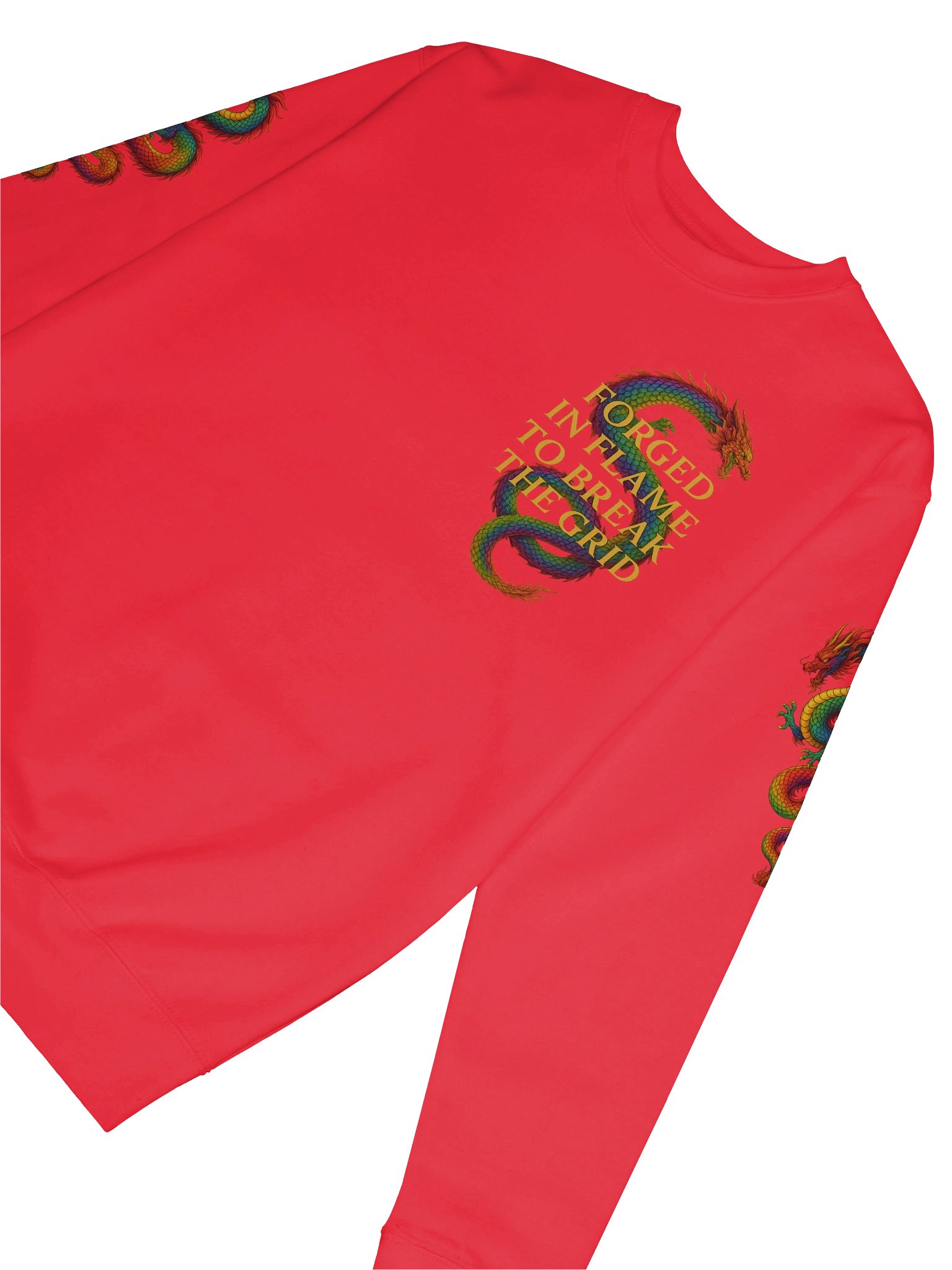 🐉 Colourful Dragon – Premium Flame Hoodie Luxury loungewear. Soul-coded armour. product image (76)