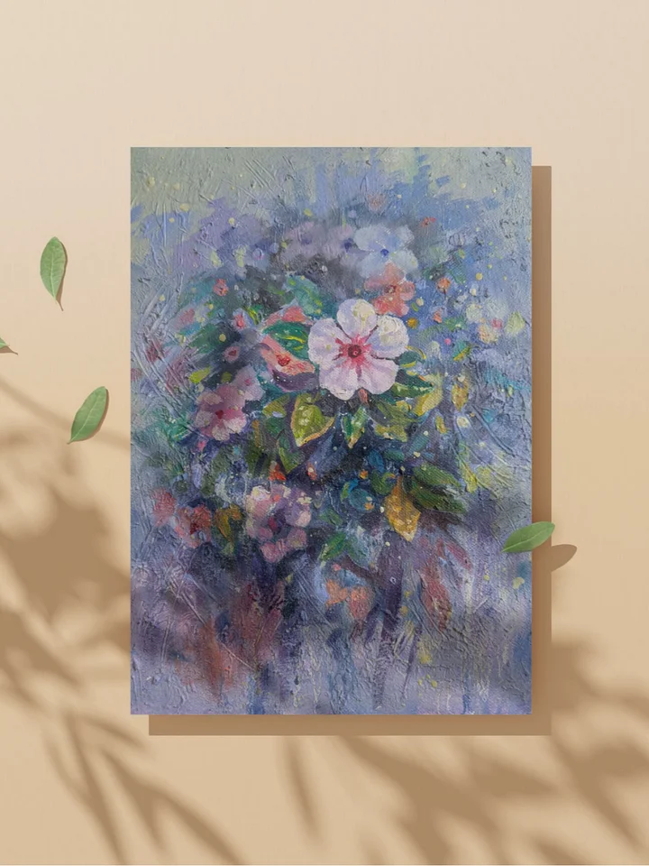 Flowers-Oil Painting Canvas Print product image (1)