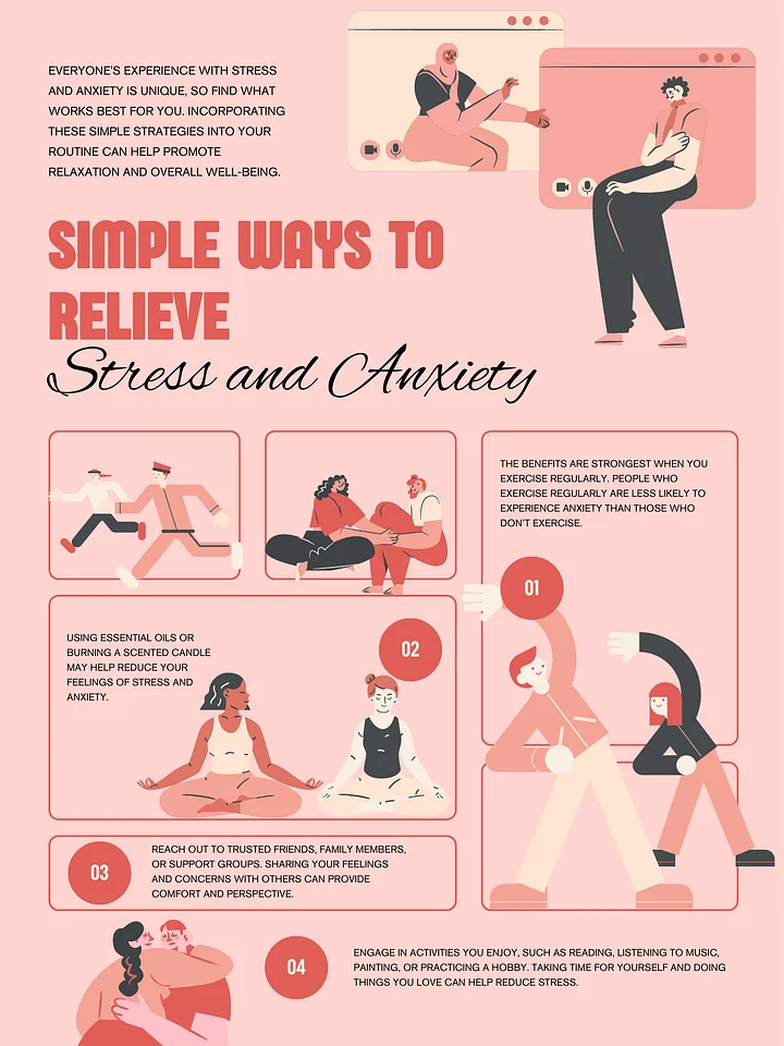 Simple Ways to Relieve Stress and Anxiety product image (1)