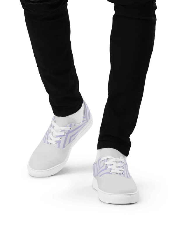Symmetric Waves Men's Canvas Shoes product image (1)