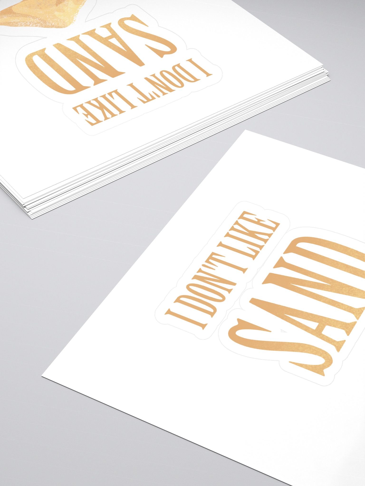 I Don’t Like Sand Sticker product image (4)