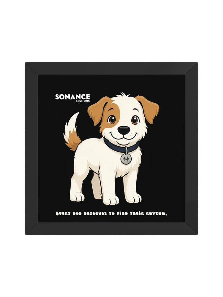 Sonance Dog Framed Matte Poster (Stand) product image (1)
