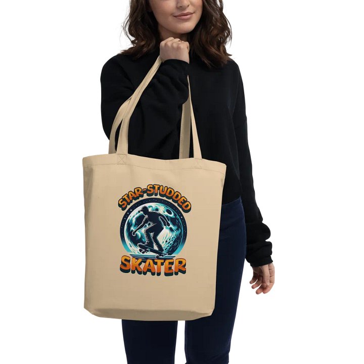 Star-Studded Skater Eco Tote product image (2)