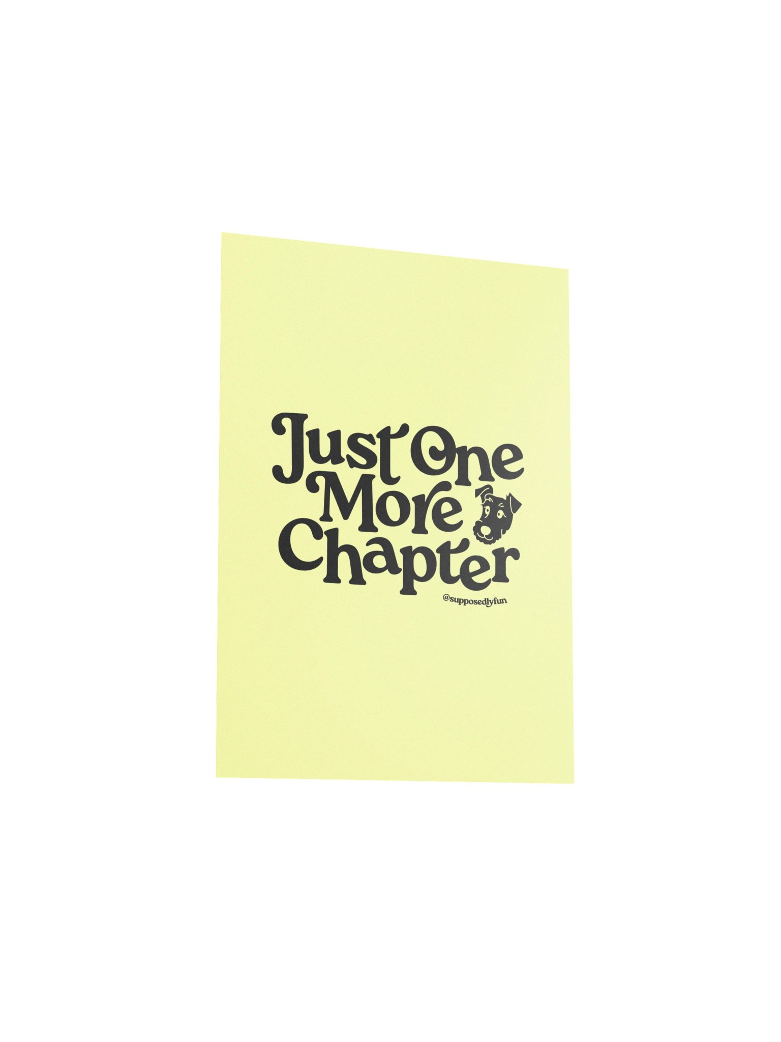 Just One More Chapter Poster product image (3)