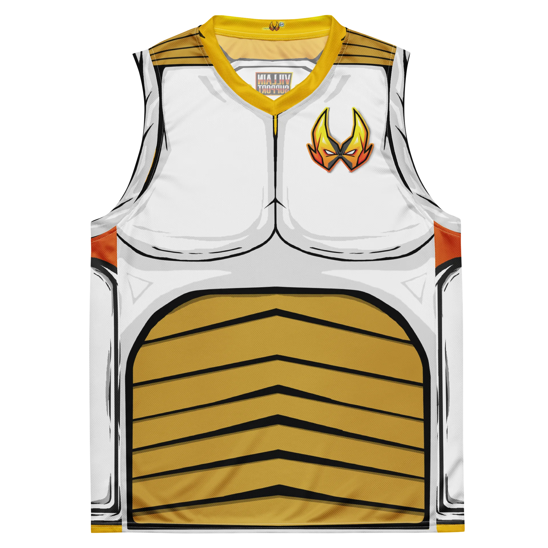 Villain Support Battle Armor Tank Top - White product image (2)