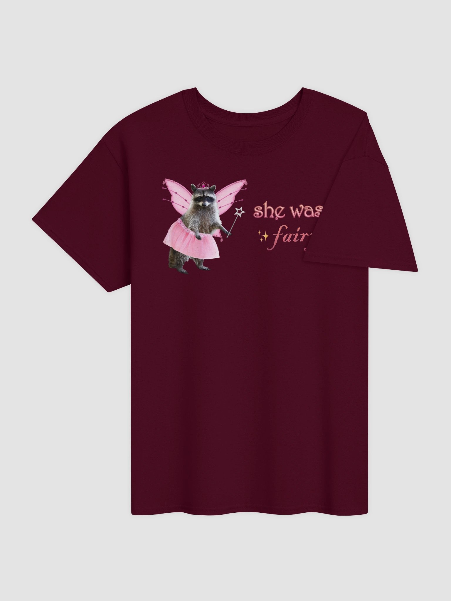 She was a fairy - raccoon T-shirt (variant) product image (4)