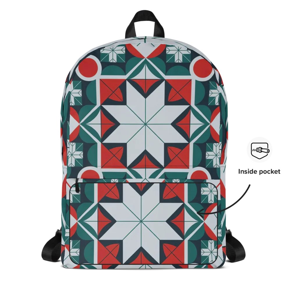Kaleidoscope patterned All-Over Backpack product image (4)