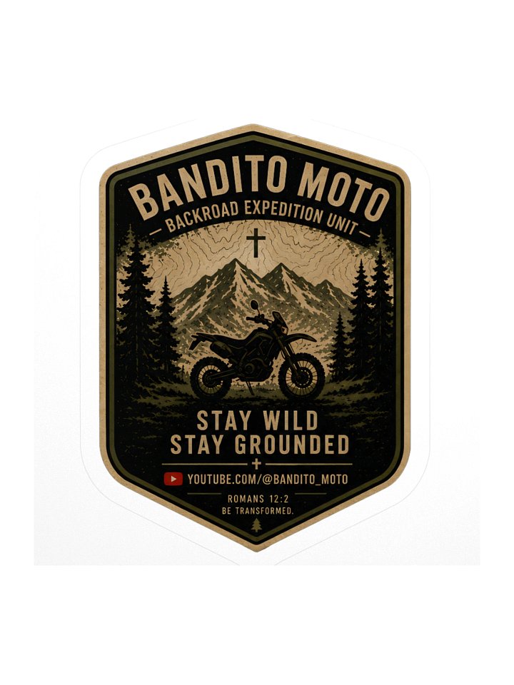 Stay Wild Stay Grounded — Trail Marker Sticker product image (3)