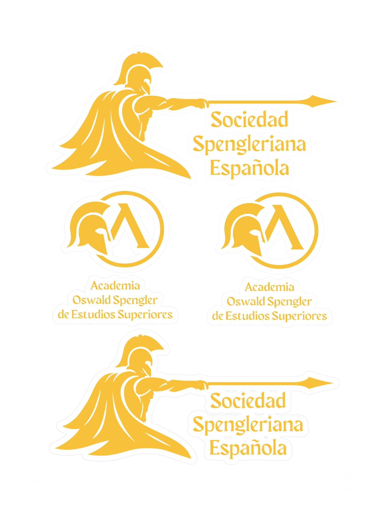 Pegatinas Sociedad Spengleriana y Clave Geopolítica product image (3)