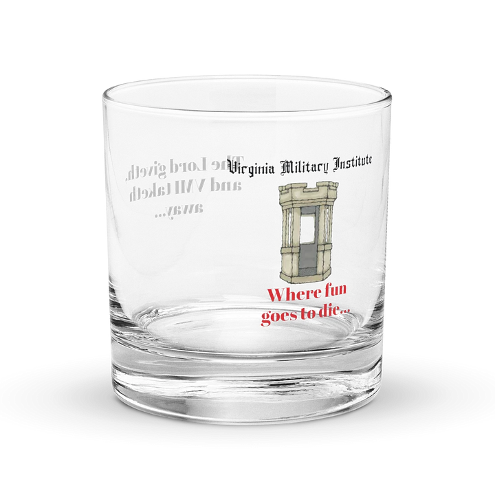 Where Fun Goes to Die Rocks Glass product image (1)