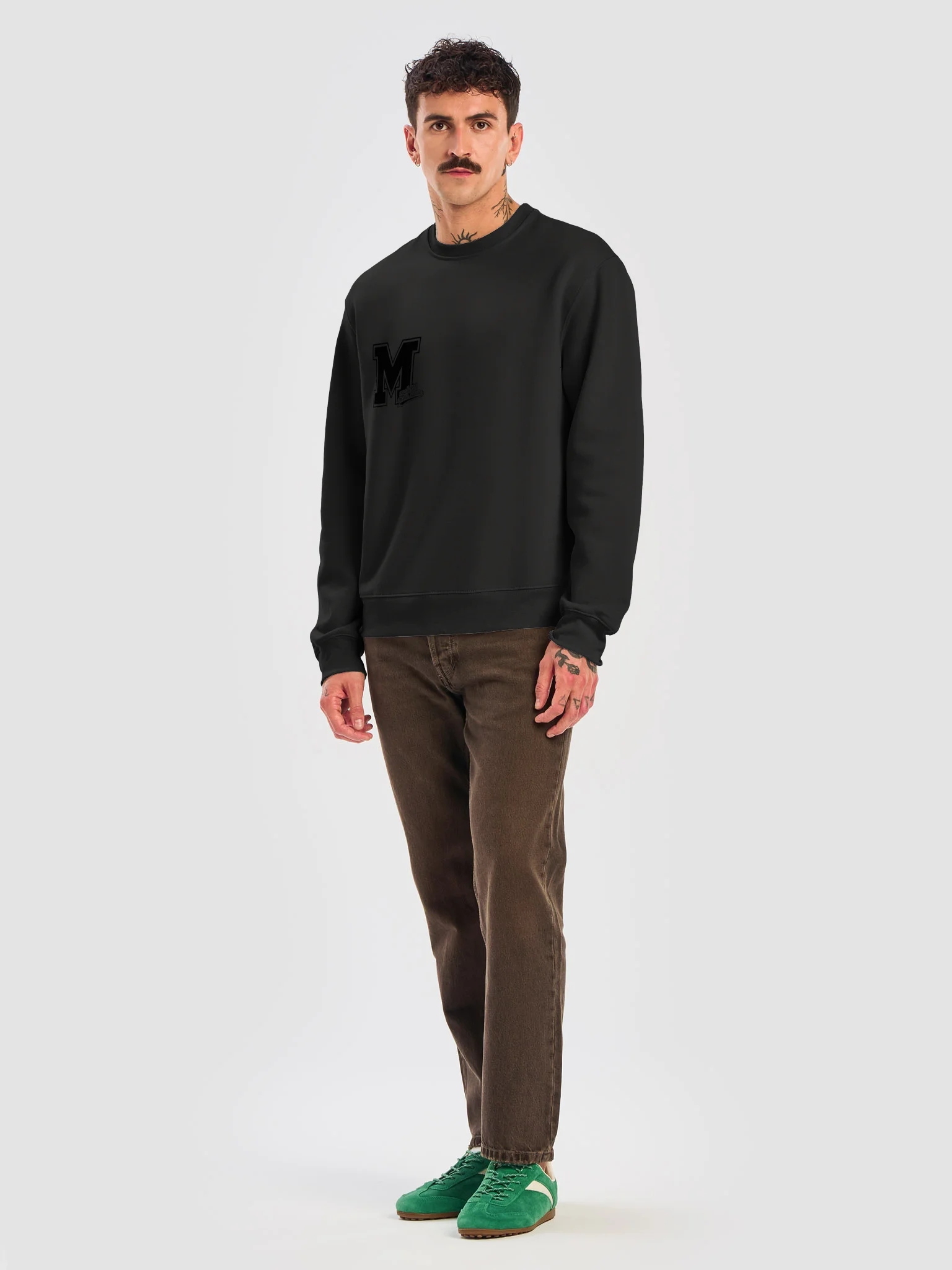 MIMS Black Logo Crewneck Sweatshirt product image (36)