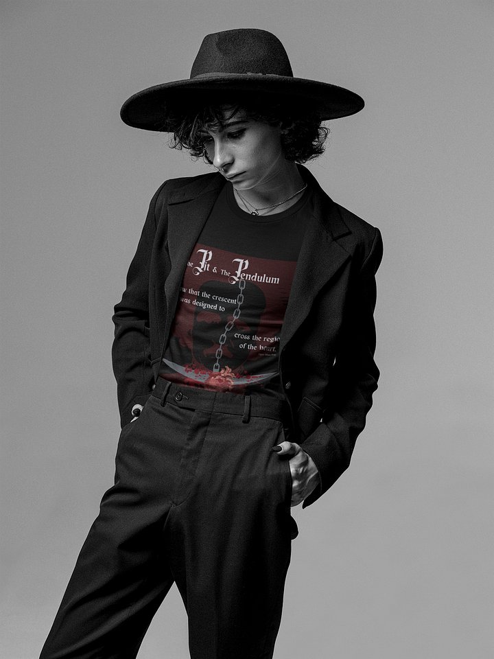 The Pit and the Pendulum Edgar Allan Poe Gothic Horror Tee product image (1)