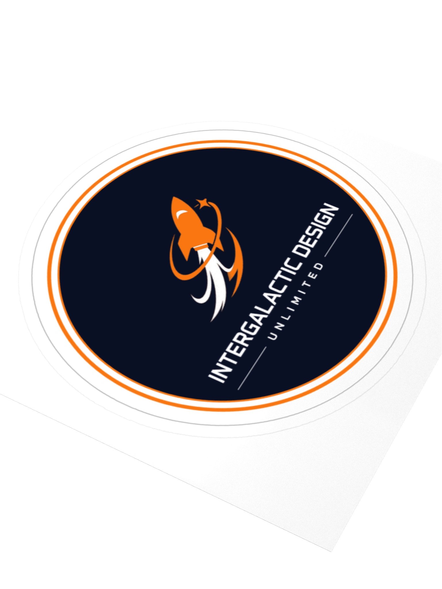 Rocket Ring Logo Sticker (3 in) product image (3)