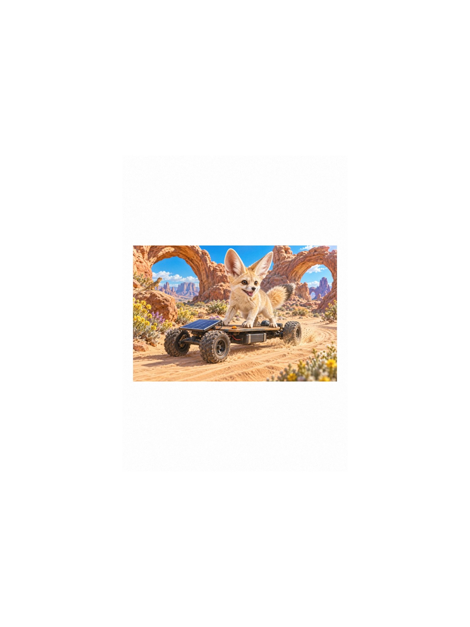 Solar Sprint Small Art Print product image (1)