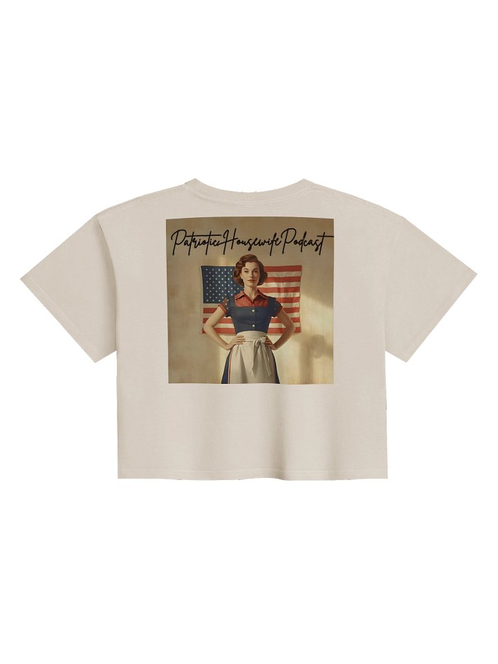 Patriotic Housewife OG Logo Crop T-shirt product image (2)