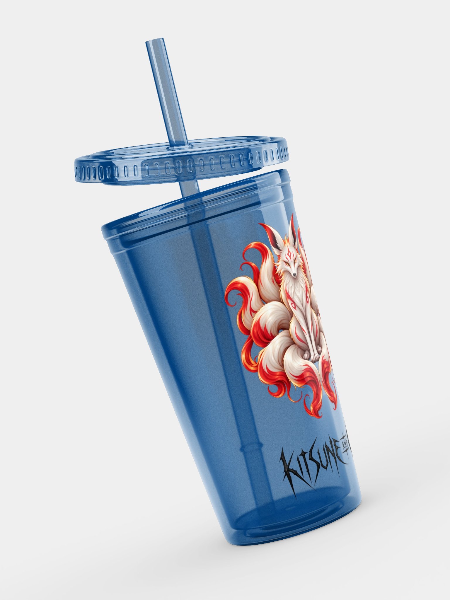 🦊 Kitsune & Co — Nine-Tailed Kitsune Double-Walled Drinking Cup product image (4)