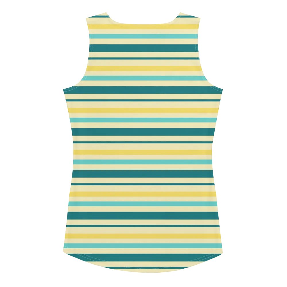 Key Lime Stripes Women's Tank Top product image (2)