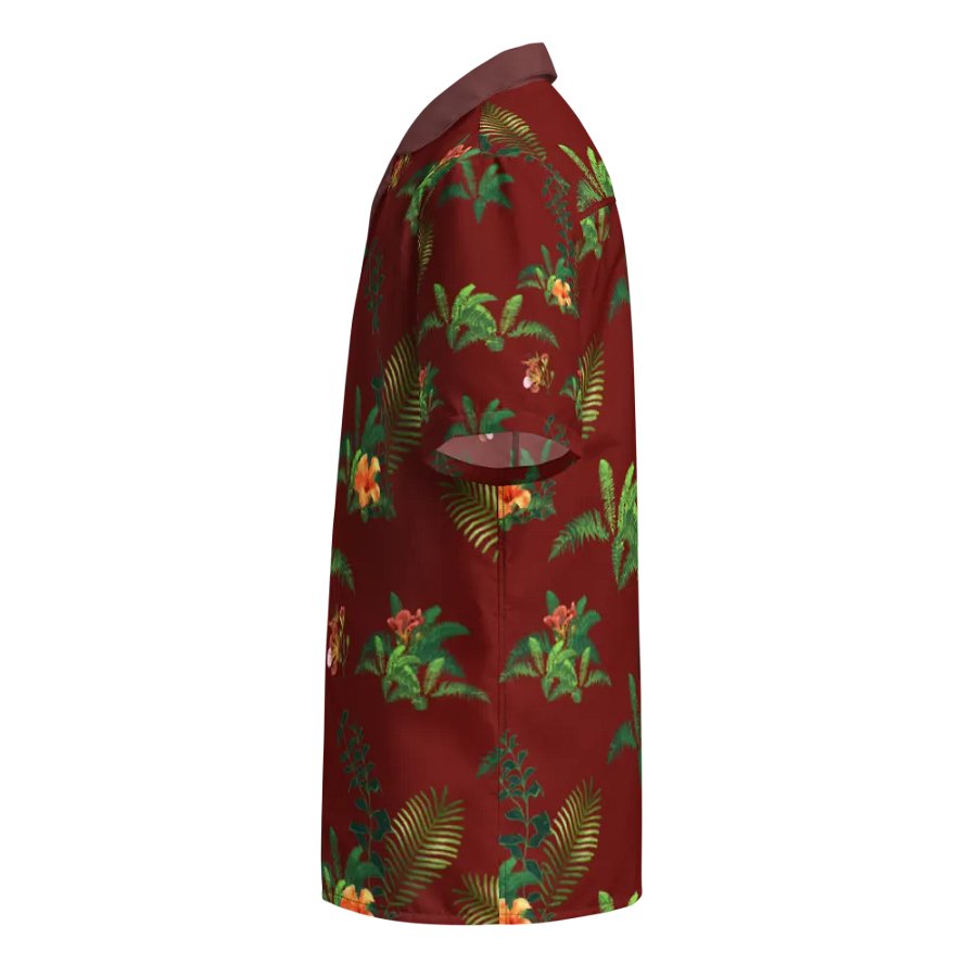 Vacation Beach Tropical Leaves Hawaiian Shirt product image (5)