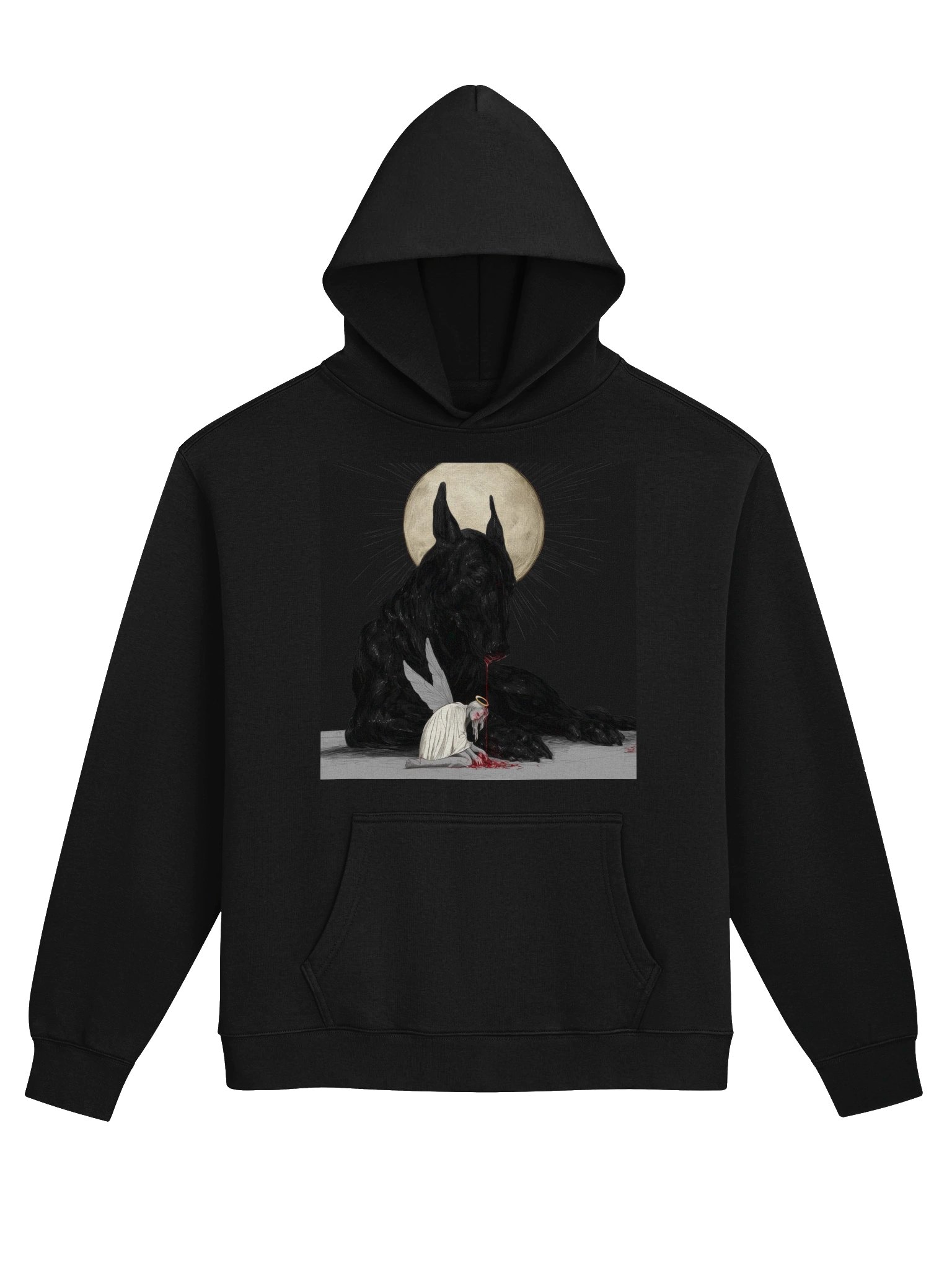 HEY MOON HOODIE (PREMIUM) (UNISEX) product image (1)