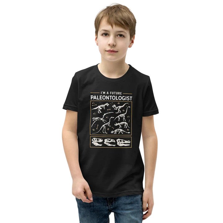 Youth Future Paleontologist Fossil T-Shirt product image (5)