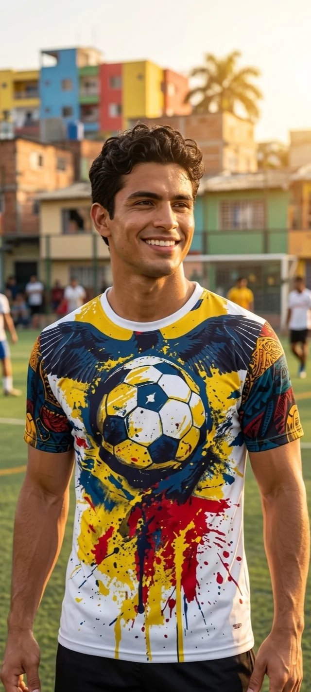 Colombia Fantasy Football Mens T shirt product image (1)
