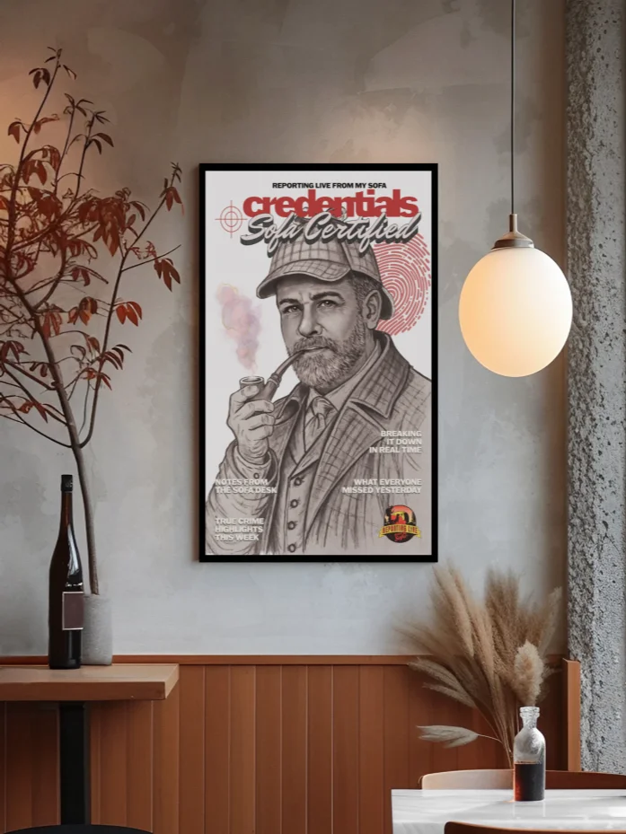 Vintage-Inspired True Crime Magazine Style Poster product image (4)