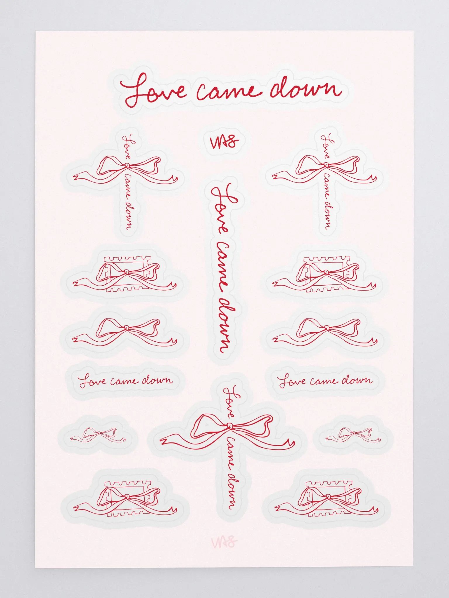 Love Came Down (Sticker Sheet) product image (3)