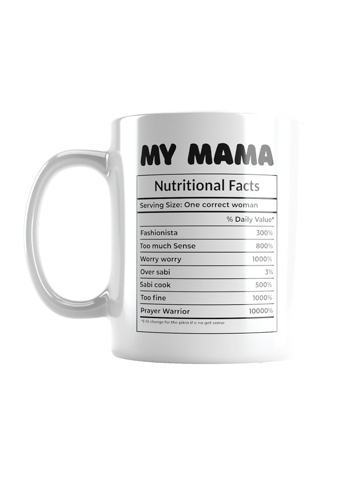 My Mama - nutritional facts product image (1)