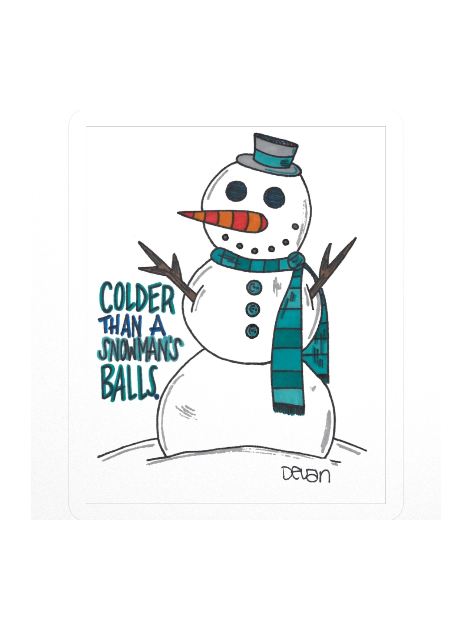 Snow Peeps: Snowballs Sticker product image (1)